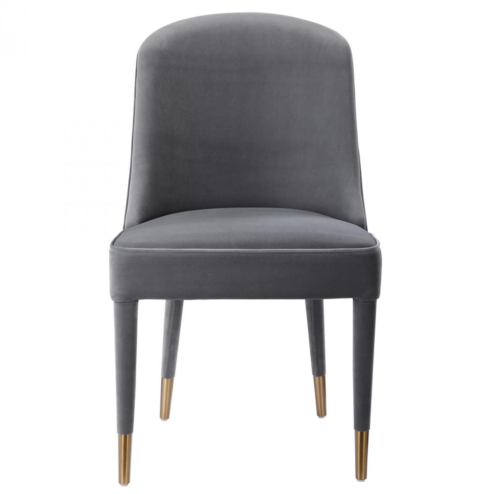 Uttermost Brie Armless Chair Gray Set Of 2