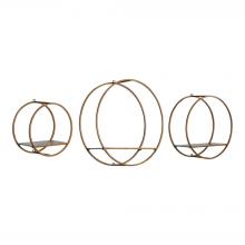 Uttermost 04117 - Uttermost Ellison Drum Cage Shelves S/3