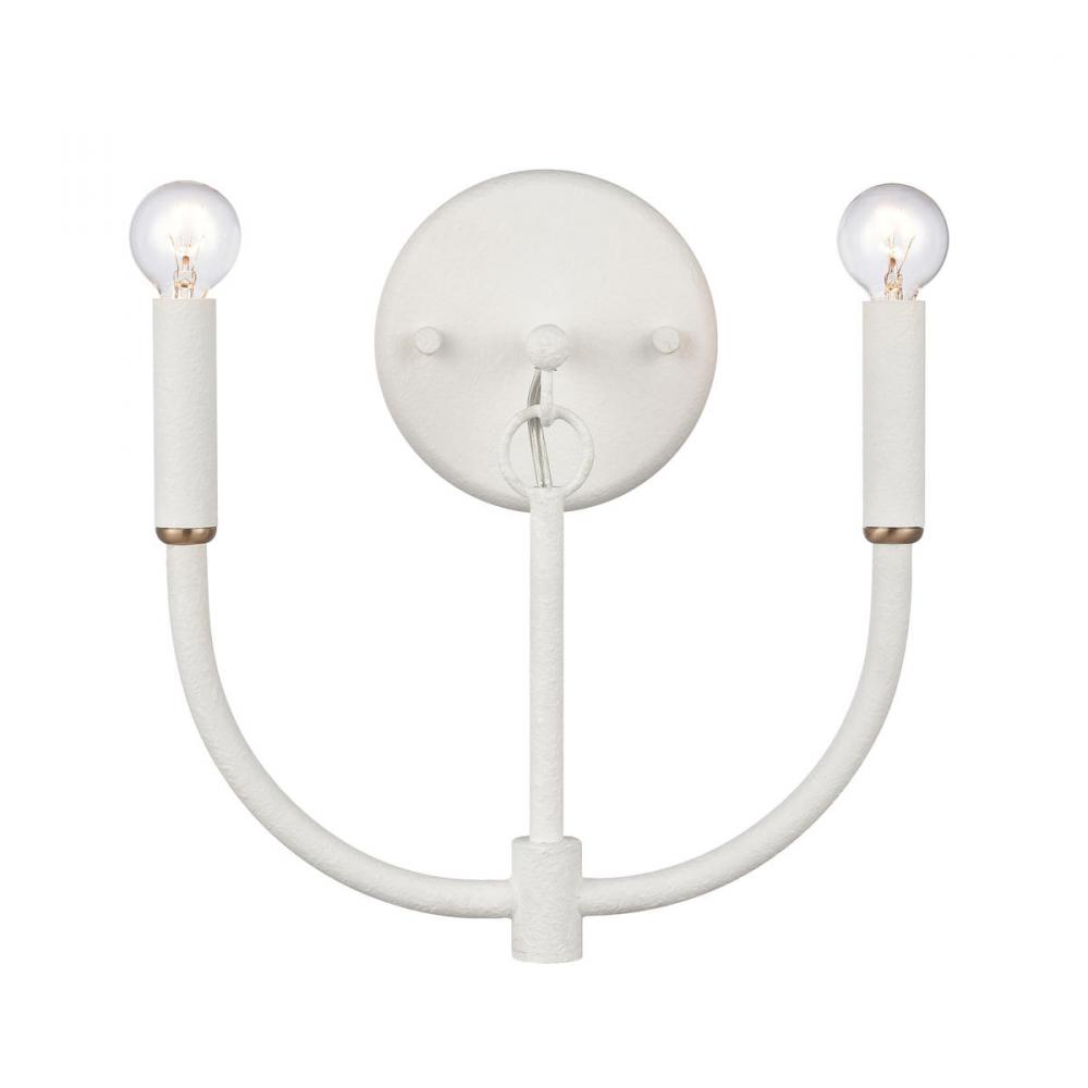 Continuance 11'' High 2-Light Sconce - White Coral