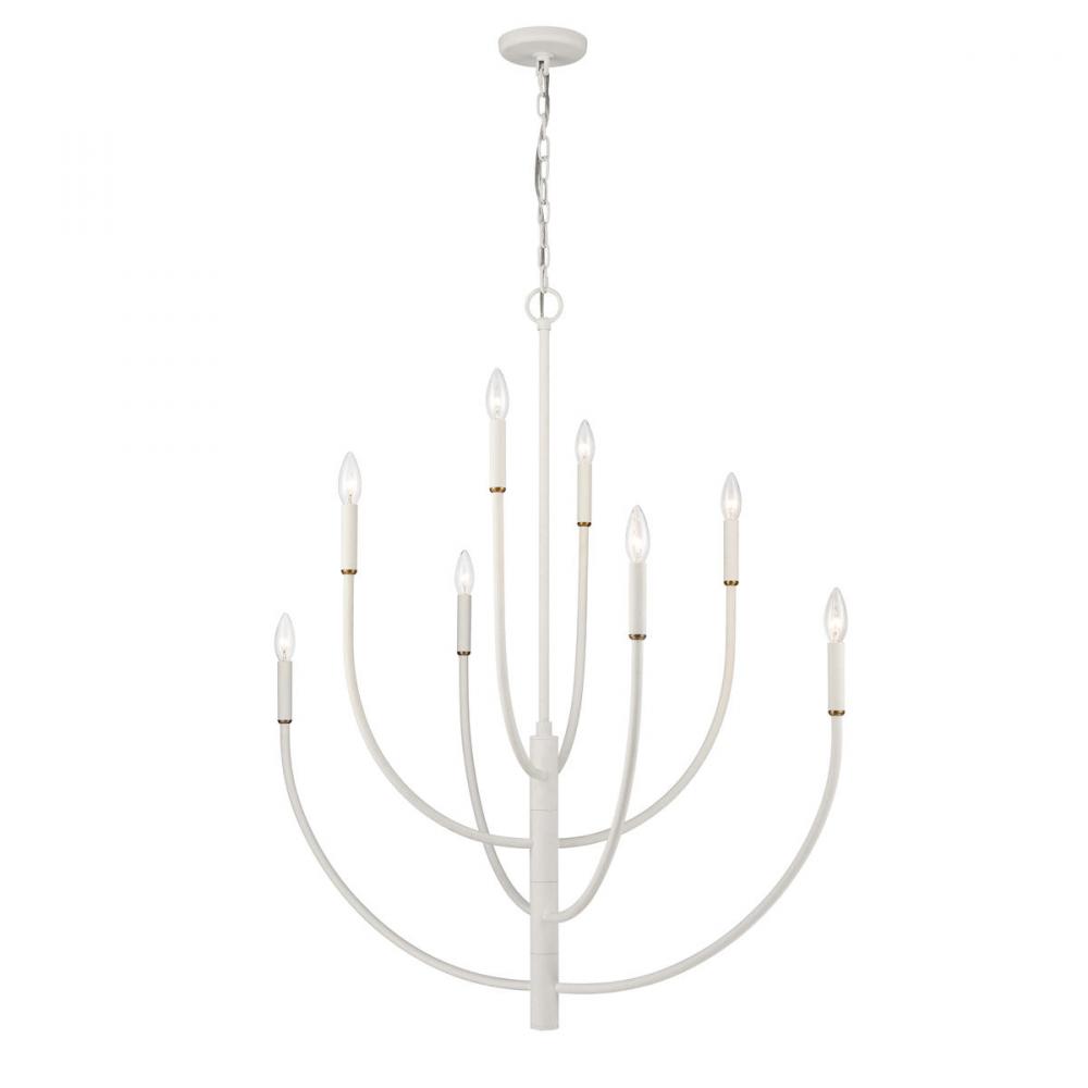 Continuance 36'' Wide 8-Light Chandelier - White Coral