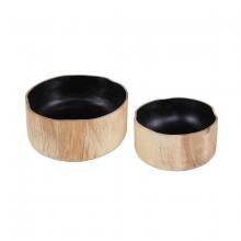 ELK Home H0077-9825/S2 - Weller Bowl - Set of 2 Black