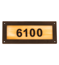 Meyda Tiffany 195162 - 9.5" Wide Personalized Street Address Sign