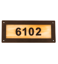 Meyda Tiffany 195165 - 9.5" Wide Personalized Street Address Sign